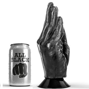 ALL BLACK - ДИЛДО ФИСТИНГ 21 СМ
